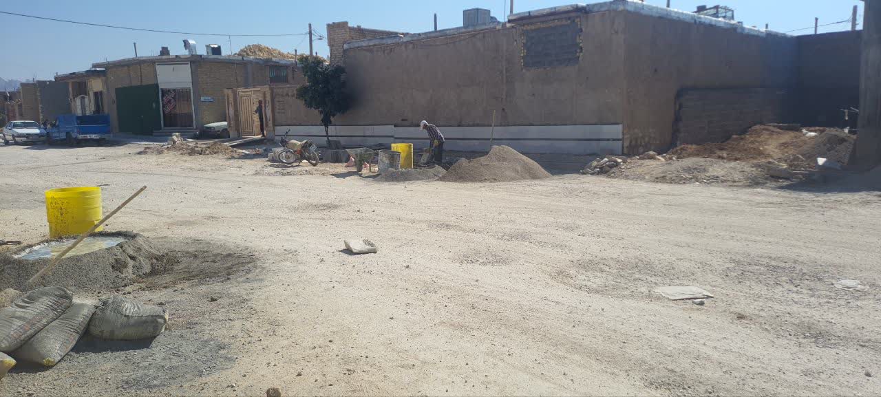 فعالیت پنچ شنبه 7 اسفند ماه 1404 پرسنل شهرداری در خیابان شهید علی اکبر اکرمی زاده